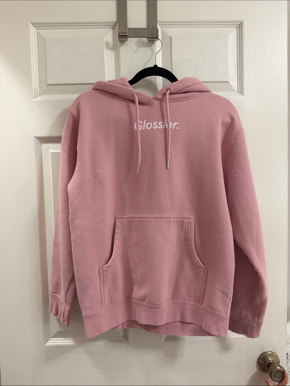 Glossier Pink Hoodie